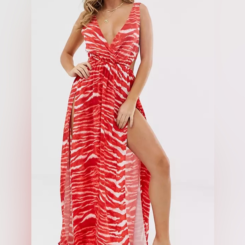 ASOS beach summer sexy long party dress